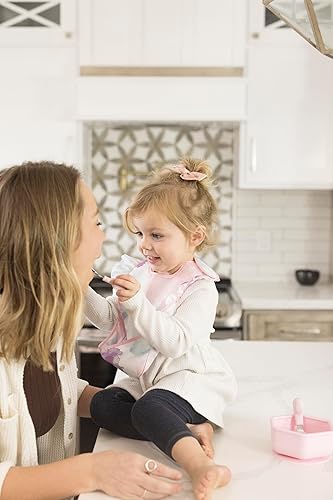 Miniatura 4 de Tiny Twinkle Babero a prueba de desorden - Babero impermeable para bebé niño o niña - PFAS, PVC, BPA, libre de ftalatos - Baberos de comida para