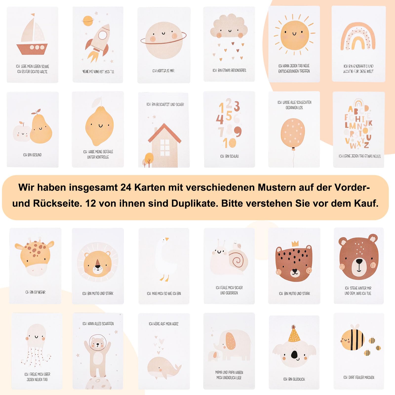 Lot De 72 Cartes D'Affirmation Positive - Citations Inspirantes Pour Motivation Quotidienne, Confiance Et Bien-Être