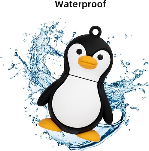 Miniatura 5 de Unidad flash USB de 64 GB, modelo de pingüino, unidad USB, memoria USB 2.0 para almacenamiento externo de datos