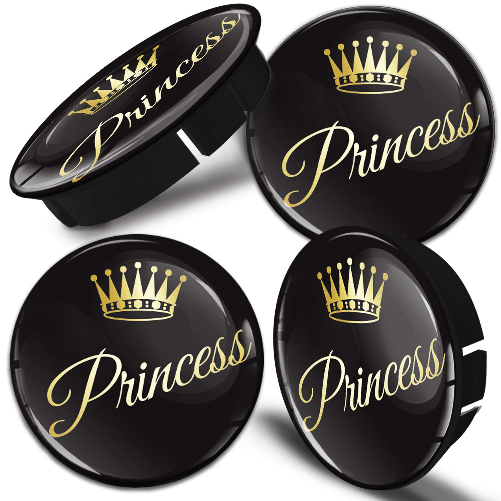 4 Coprimozzi Universali 60mm | Plastica Resistente | Nero Senza Logo - Foto 12