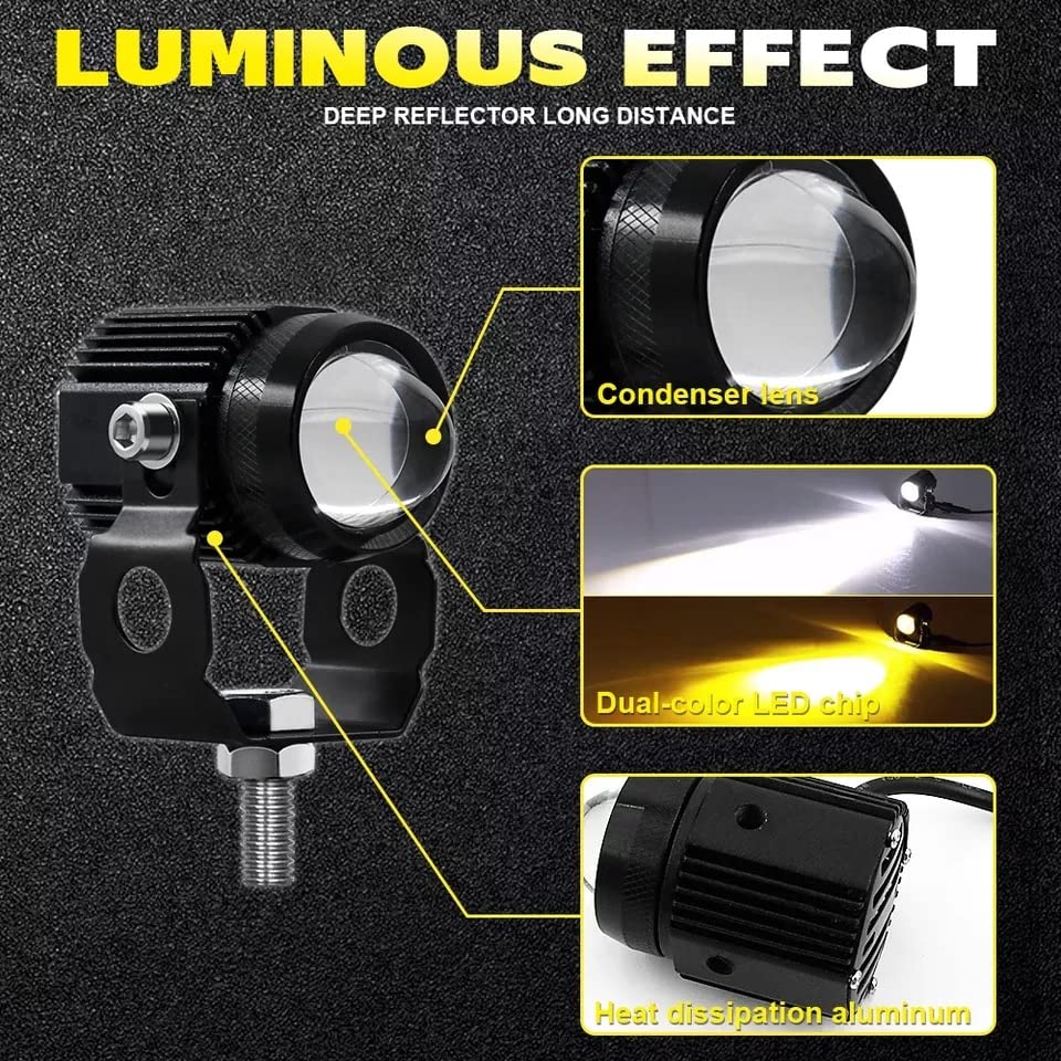 Image of Original HJG Series of Premium Fog Light (Mini Drive) | For Bikes /car /Royal Enfield /Jeep