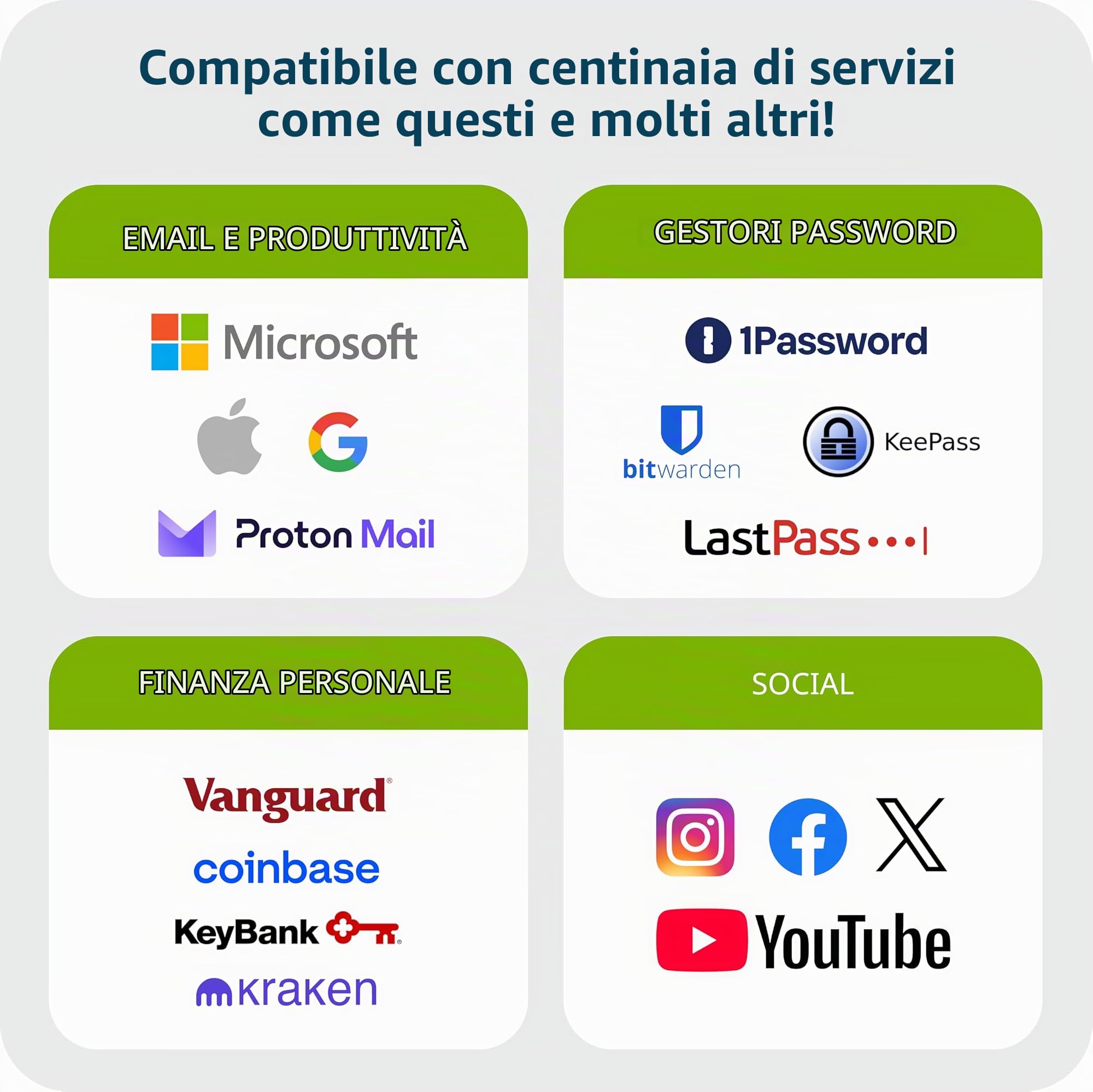 Yubico - Pacchetto YubiKey 5C NFC e Nano 5C - Chiave di sicurezza per l'autenticazione a due fattori (2FA), connessione tramite USB-C o NFC, certificazione FIDO - Proteggi i tuoi account online