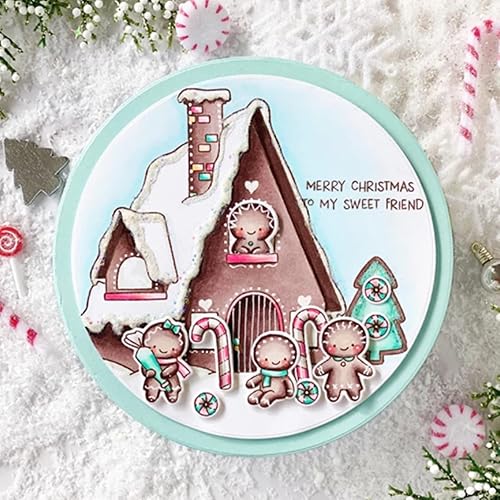 Miniatura 5 de Juego de 21 piezas de troqueles de metal con marco redondo de anidación, marco circular de anidación, para boda, troqueles de corte para