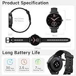Smart Watch for Men Women, Bluetooth Call/AI Voice, 1.27" DIY Dial Smartwatch with 100+ Sport Modes, IP68 Waterproof Watch with Heart Rate Sleep SpO4 Step Monitor, Fitness Watch for Android iOS Phone