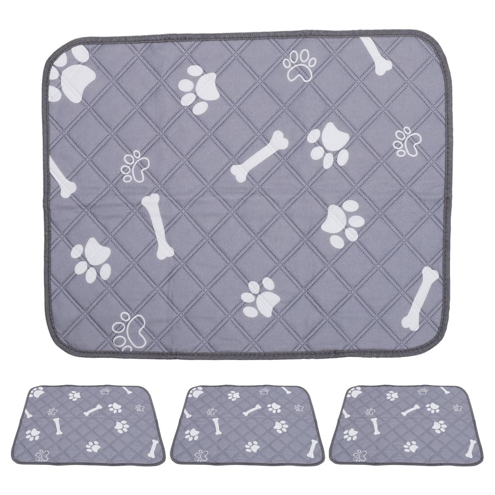 Tapis d'apprentissage propreté chiens 30x40 cm réutilisables Lot de 4