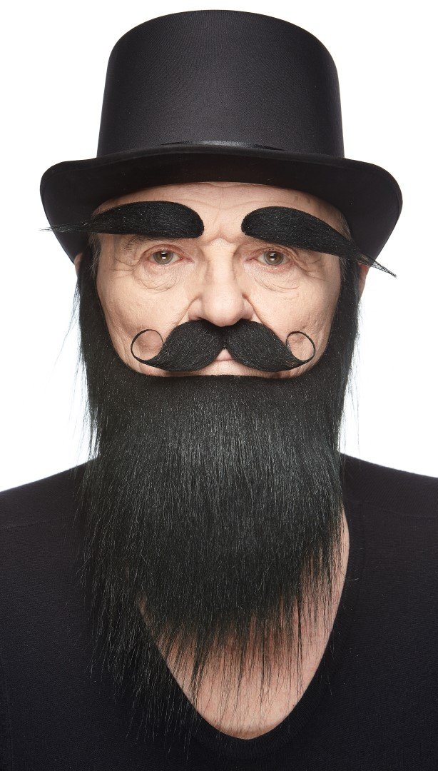 Falscher Schnurrbart Selbstklebend – Blond | Für Kostüm & Cosplay | Handgefertigt In Der EU | Realistisch