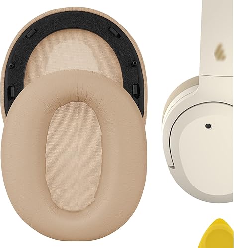 Geekria QuickFit - Almohadillas de repuesto para auriculares Edifier W820NB, almohadillas para los oídos, almohadillas para auriculares, piezas de