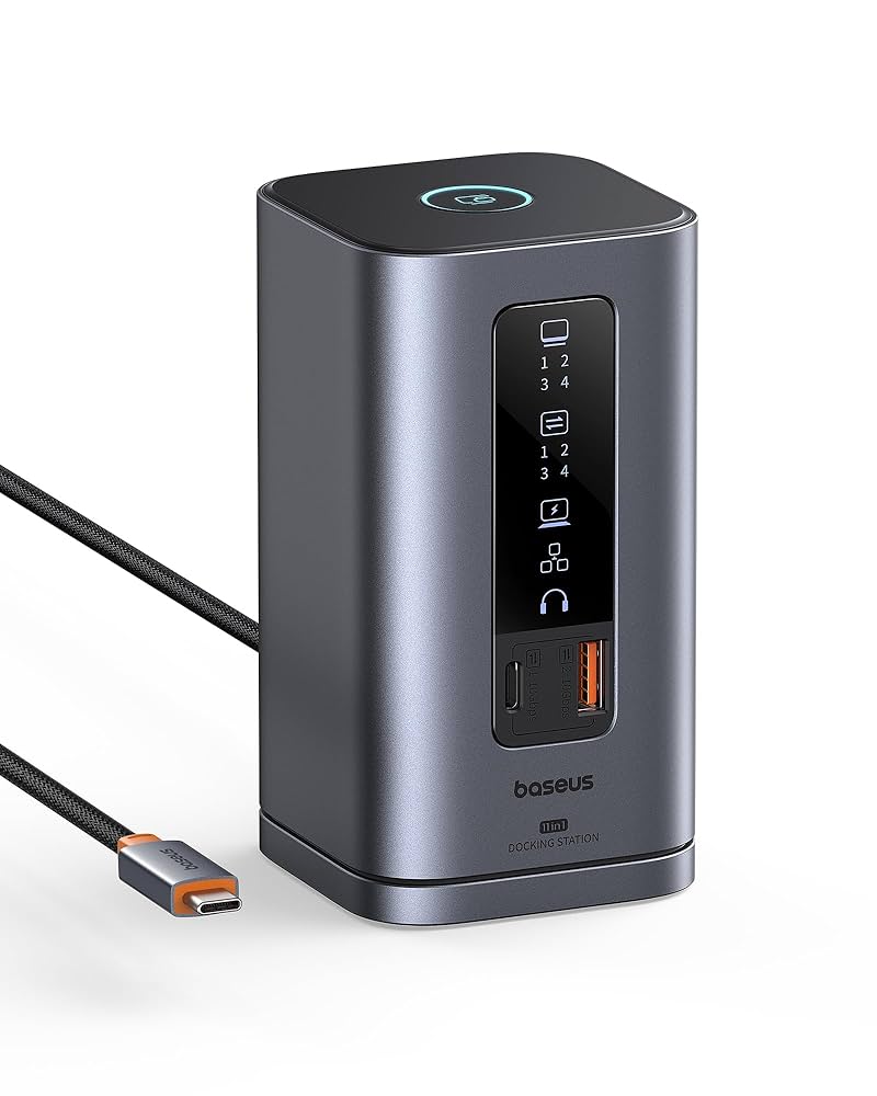 Baseus Spacemate 11-in-1 ドッキングステーションWIN Amazon.com: Baseus Docking Station, Spacemate(Win) 11 in 1