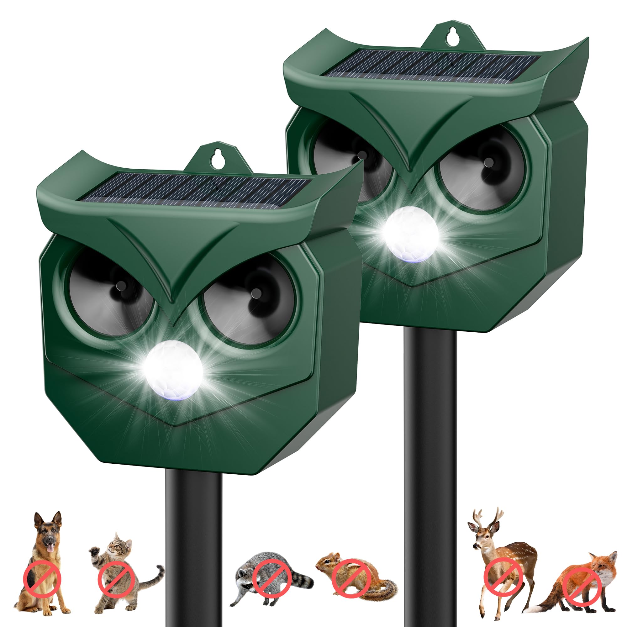 2Pack Ultrasonic Animal Repeller