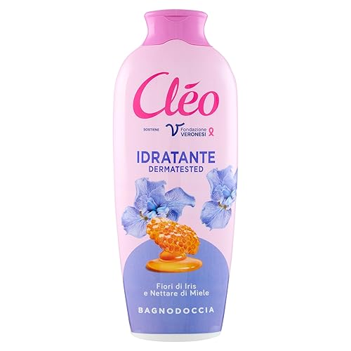 Cléo- Bagnoschiuma Idratante Fiori di Iris e Nettare di Miele,