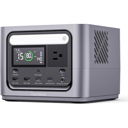 Go 300 Portable Power Station, 288Wh LiFePO4 Battery with 300W AC Outlet, Dual 140W USB-C Ports PD 3.1 Fast Charging, Solar Generator for Home Backup, Outdoor Camping, Travel, and Emergencies