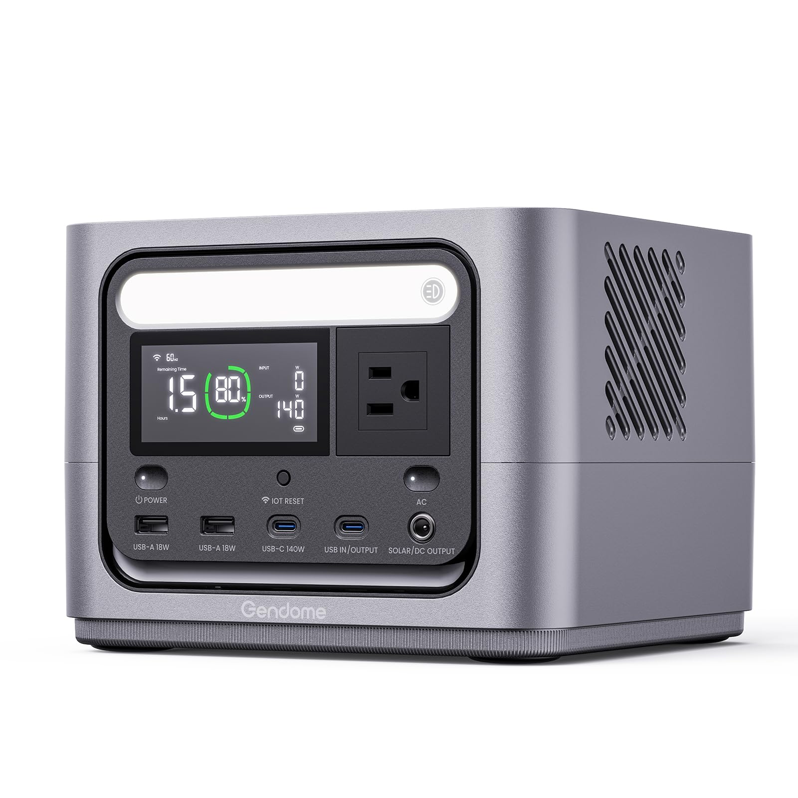 Go 300 Portable Power Station 288Wh LiFePO4 Battery with 300W AC Outlet Dual 140W USB-C Ports PD 3