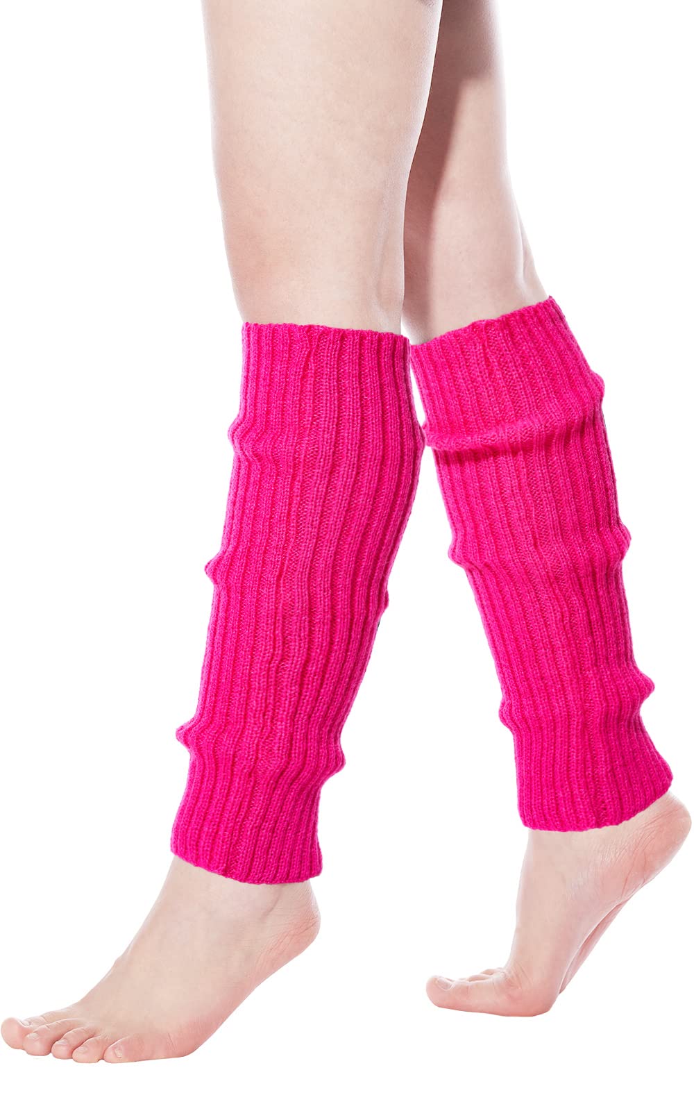 Abodhu Leg Warmers for Women Ribbed Knit Leg Warmer for Girls 80s Party Dance Sports Socks