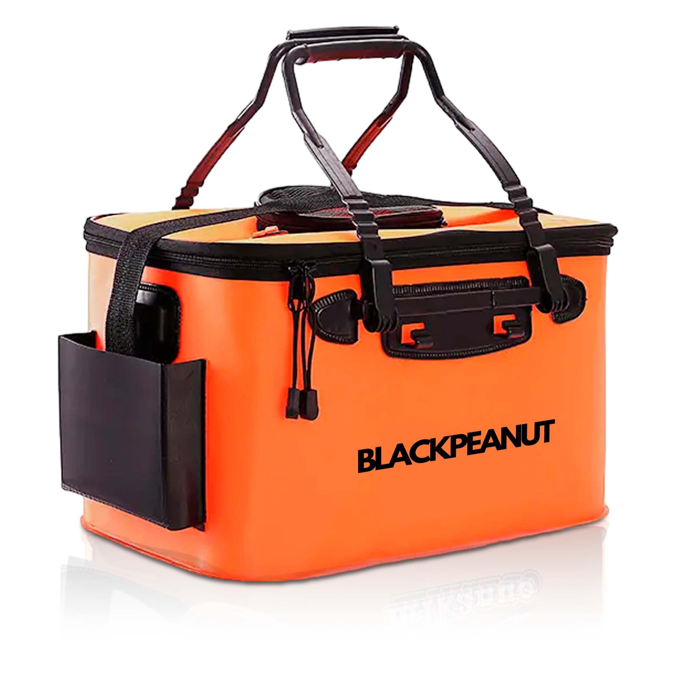 Secchio per Esca da Pesca, Diversi Formati e Colori, Articoli da Pesca Resistente, Mantieni Viva la Tua Esca più a Lungo, Secchio per Pescatori (30L, Arancione)