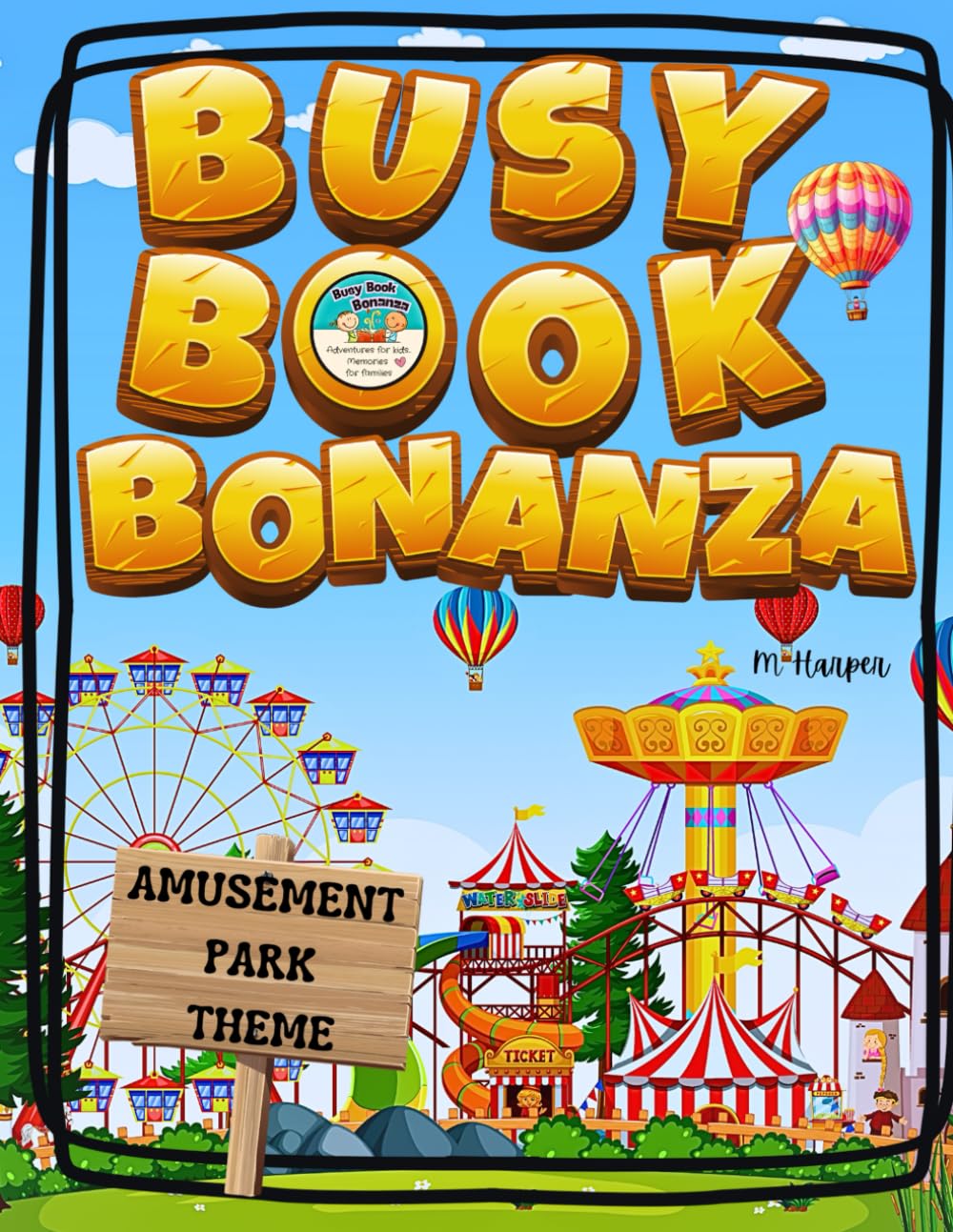 Busy Book Bonanza Amusement Park Theme