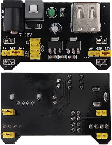 Miniatura 4 de DiGiYes 830 MB-102 puntos de amarre sin soldadura  módulo de fuente de alimentación de 33 V 5 V  65 cables de puente DIY kits de inicio para Arduino