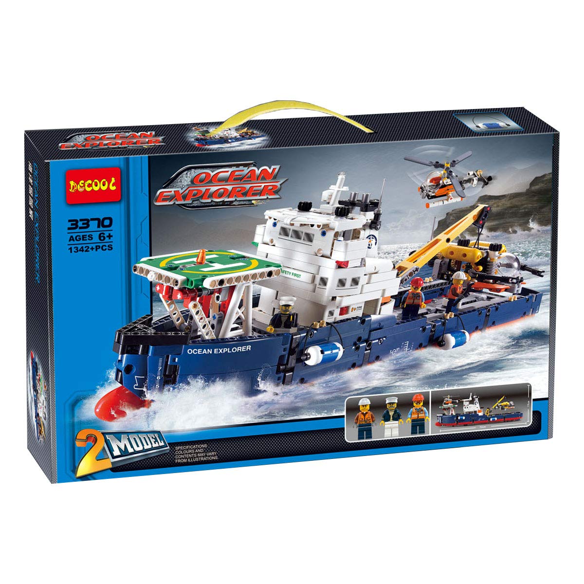 Ocean Explorer Decool Building Blocks MOC Deep Sea Research Ship
