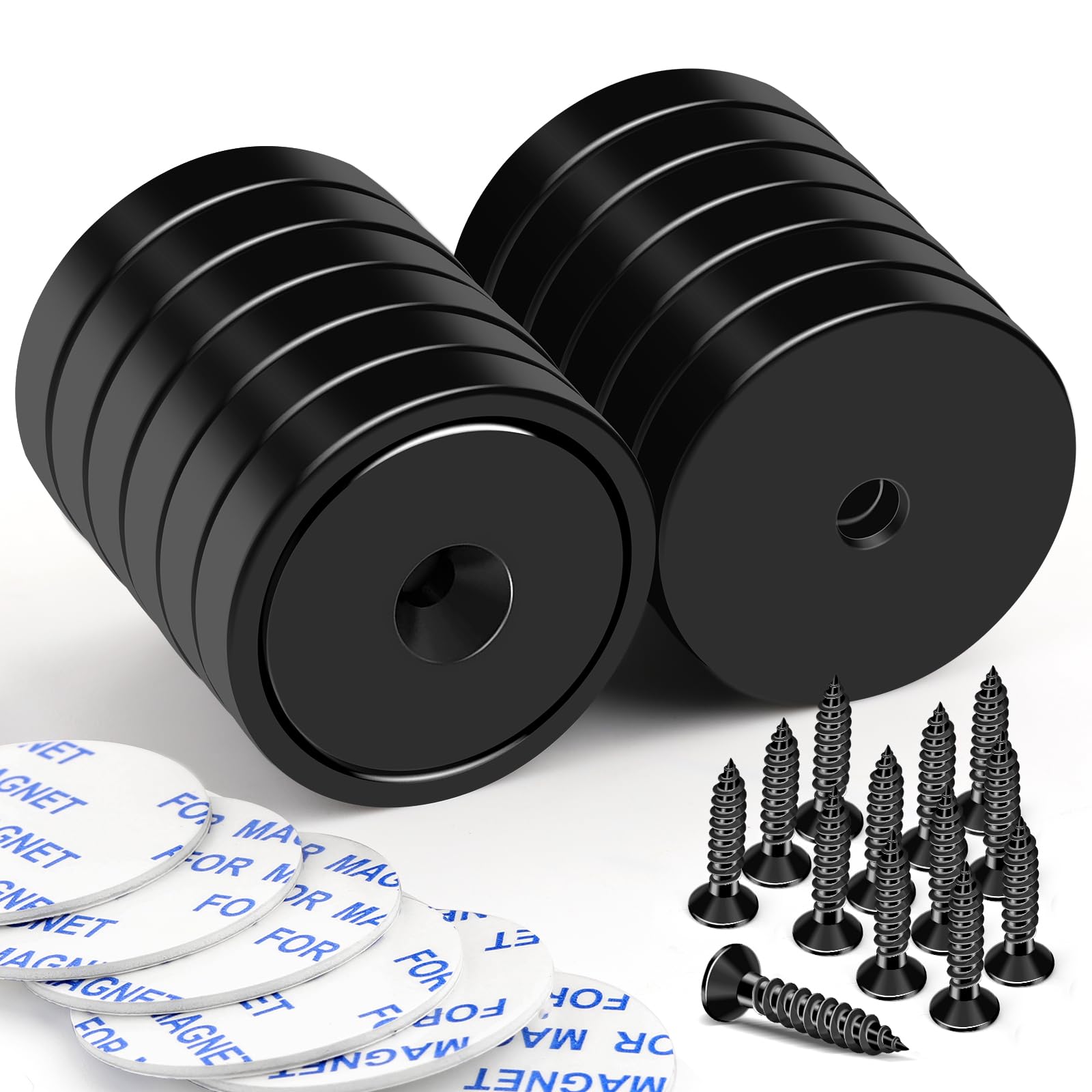 TRYMAG Strong Rare Earth Neodymium Magnets with Screws, 80Lbs, 12 Pack — Amazon image 11