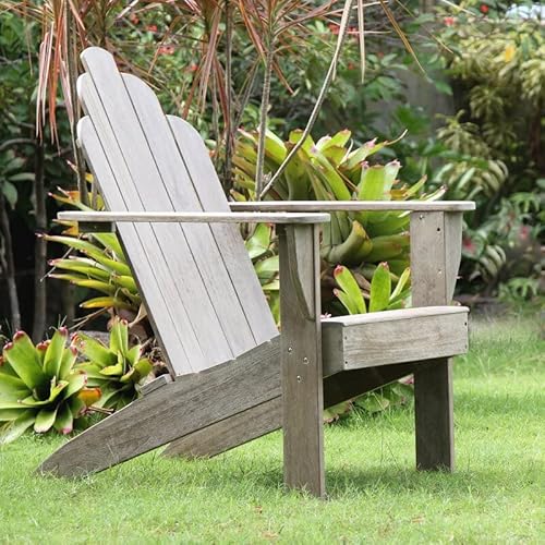 Cambridge Casual Arie Adirondack Chair, Teak Wood/Weathered Gray #TOP1