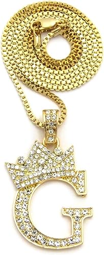 Gold chain with letter g Clearance