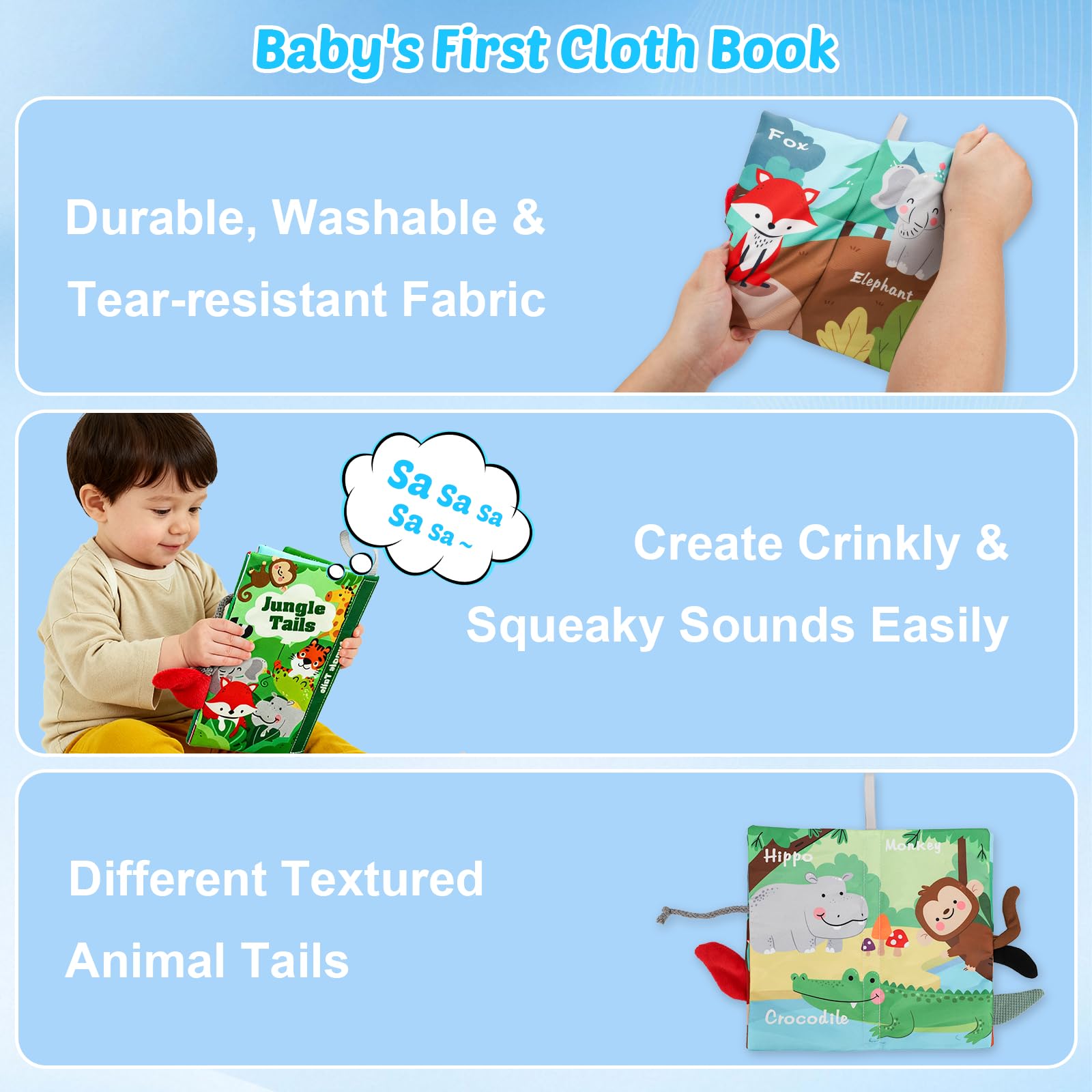 Vextronic Baby Play Gym Mat, Kick and Play Piano Gym with Music & Light, Baby Activity Mat, Piano Play Mat, Newborn Infant Tummy Time Gift for 0-3/6/9/12 Months