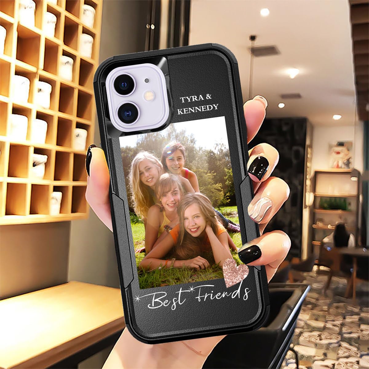 Amazon.com: Custom Photo Case for Apple iPhone 11 Phone Friendship
