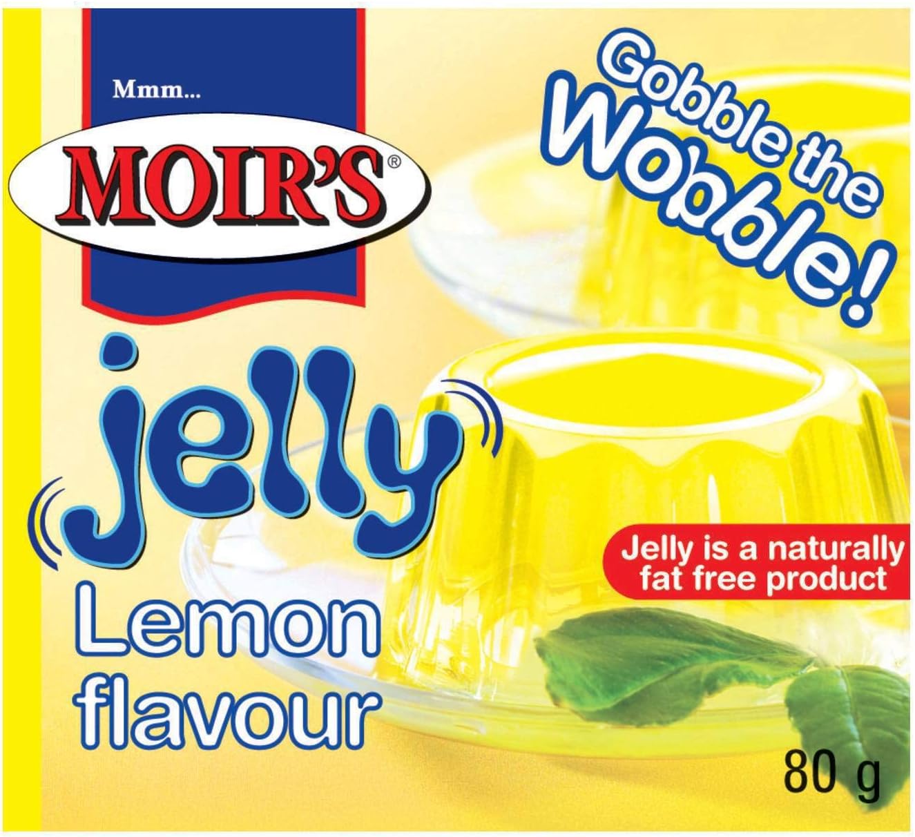 Moir's Jelly 80g | (Pack of 3) Choose Your Flavour (Lemon)