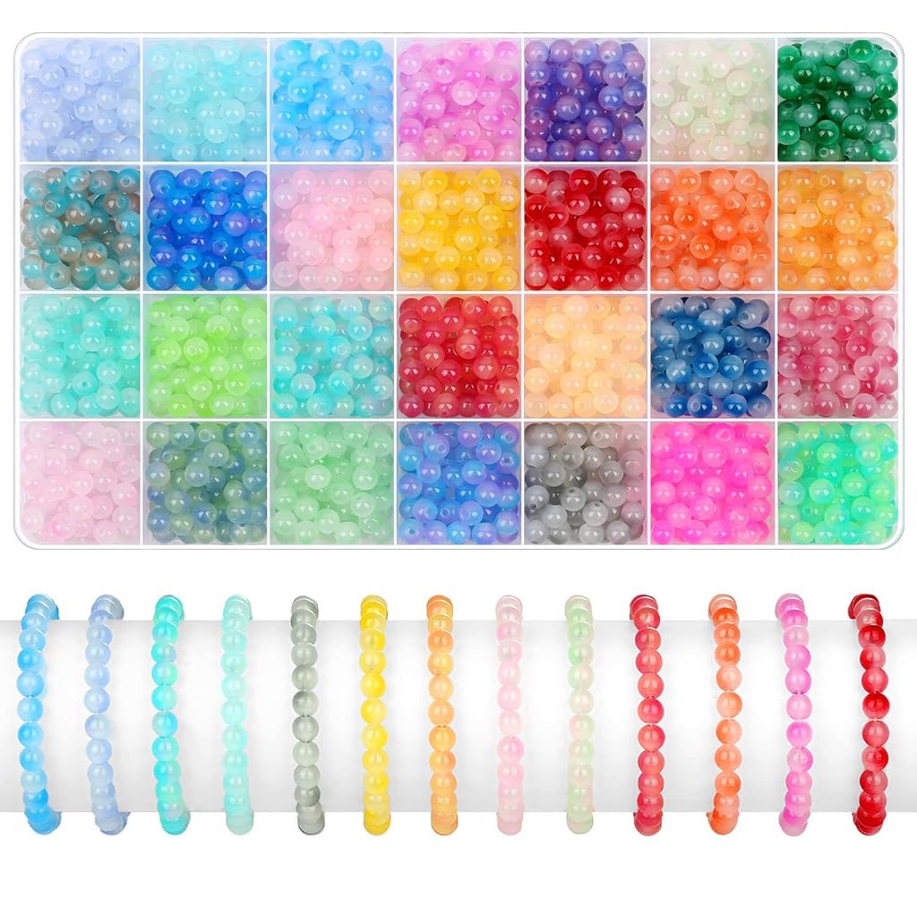 See full amazon price history chart for SANNIDHI® 1400Pcs 6mm Glass Beads for Bracelet Making, Gradient Crystal Beads for Jewellery Making Kit, 28 Colors Round Beads Set for Women Girls Earring Necklace Making DIY Crafts SANNIDHI® 1400Pcs 6mm Glass Beads for Bracelet Making, Gradient Crystal Beads for Jewellery Making Kit, 28 Colors Round Beads Set for Women Girls Earring Necklace Making DIY Crafts (B0D3TFVM3H) Amazon Price History, Amazon Price Tracker
