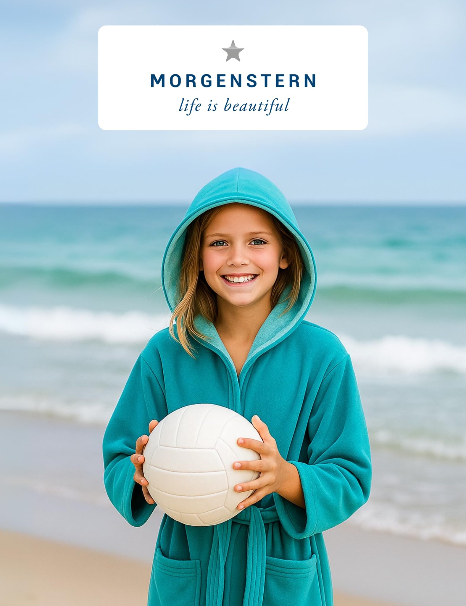 Morgenstern Albornoz Niño Niña Adolescentes 100% Algodón Capucha