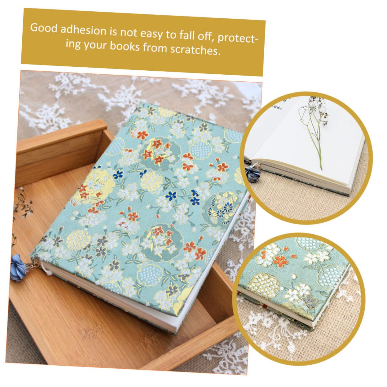EXCEART 5piezas Cubierta De Ajustable Para Libros Funda Protectora De Libros Reutilizable y Lavable y Notas