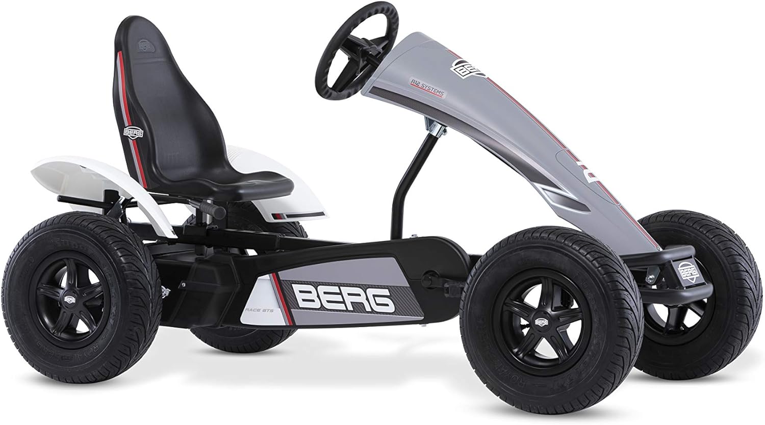 BERG Pedal Kart with XL Frame Race GTS | Children's Vehicle, Pedal car with Adjustable seat, with Freewheel, Children's Toys for Age 5+
