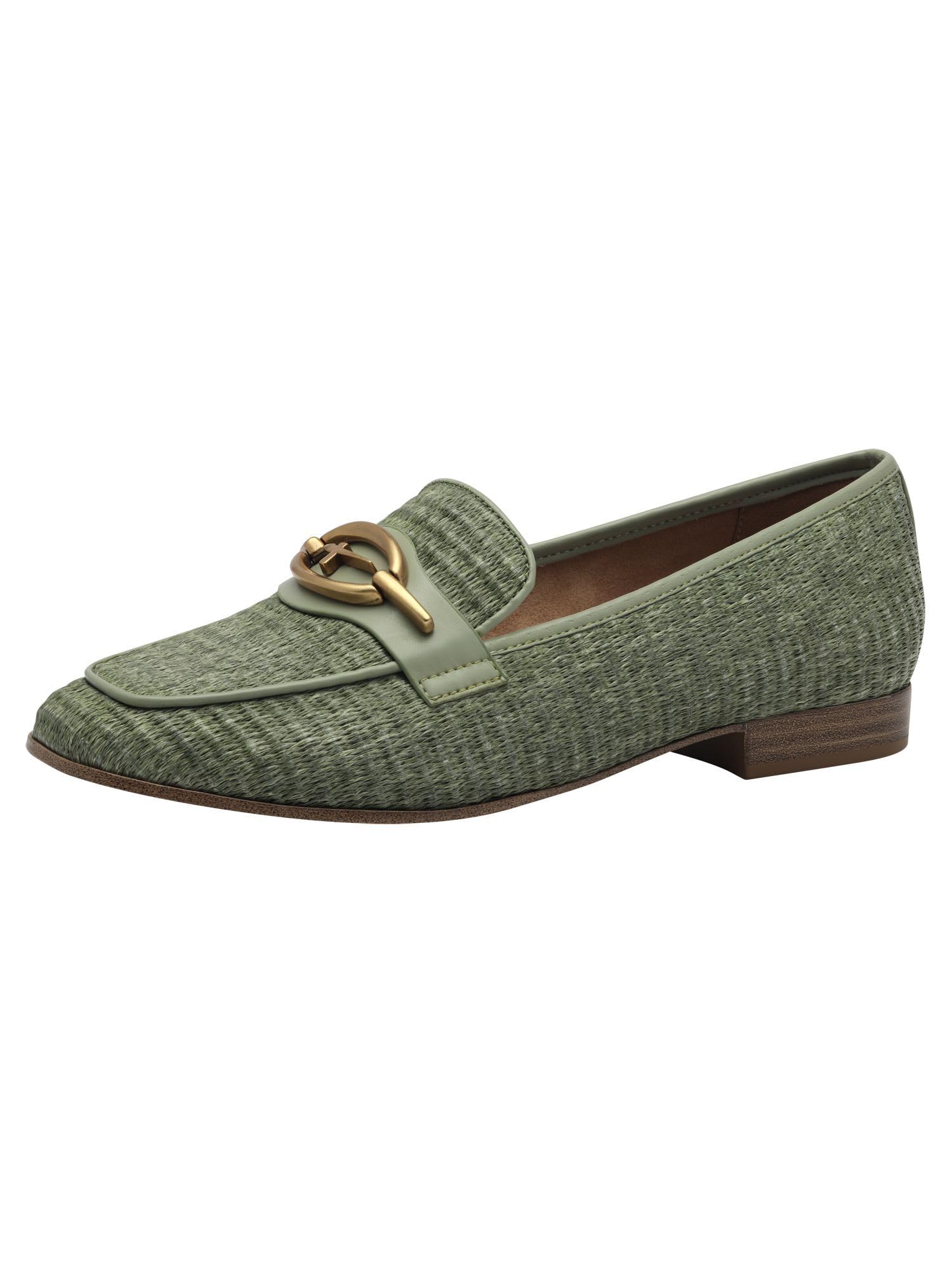 Tamaris Women's Elegant Slipper, Green, 36 EU