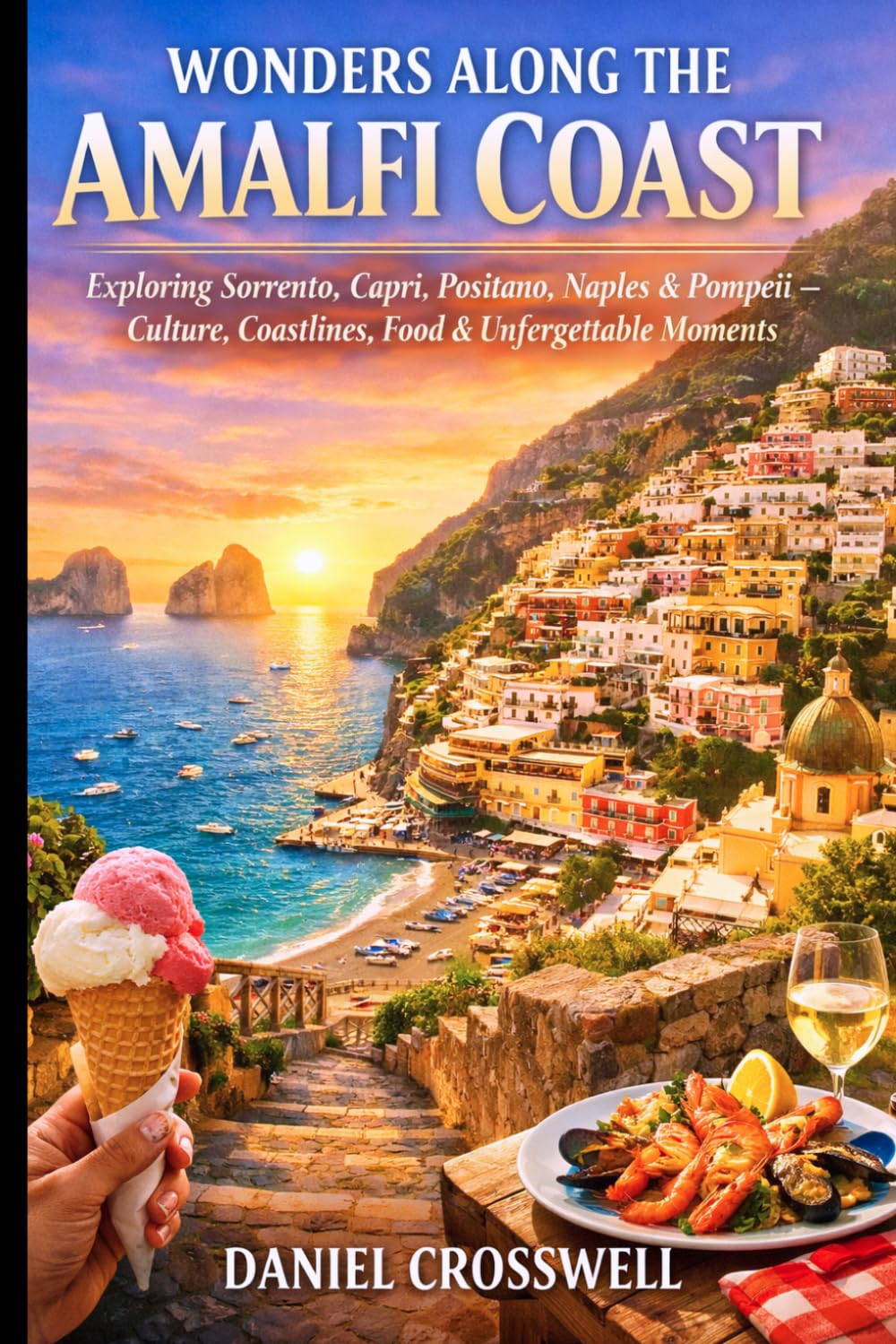 WONDERS ALONG THE AMALFI COAST: Exploring Sorrento, Capri, Positano, Naples & Pompeii – Culture, Coastlines, Food & Unforgettable Moments      Paperback – Large Print, March 26, 2026