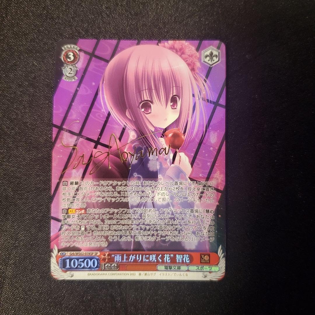 ヴァイス　雨上がりに咲く花　智花　sp ヴァイス 電撃文庫 “雨上がりに咲く花” 智花 SP サイン ヴァイス