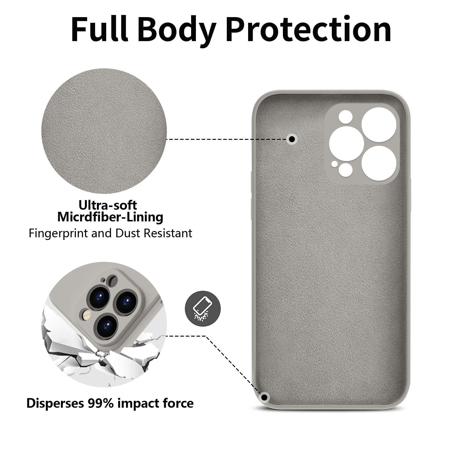 HGH for iPhone 16 Pro Case Silicone With Lanyard - Image 4