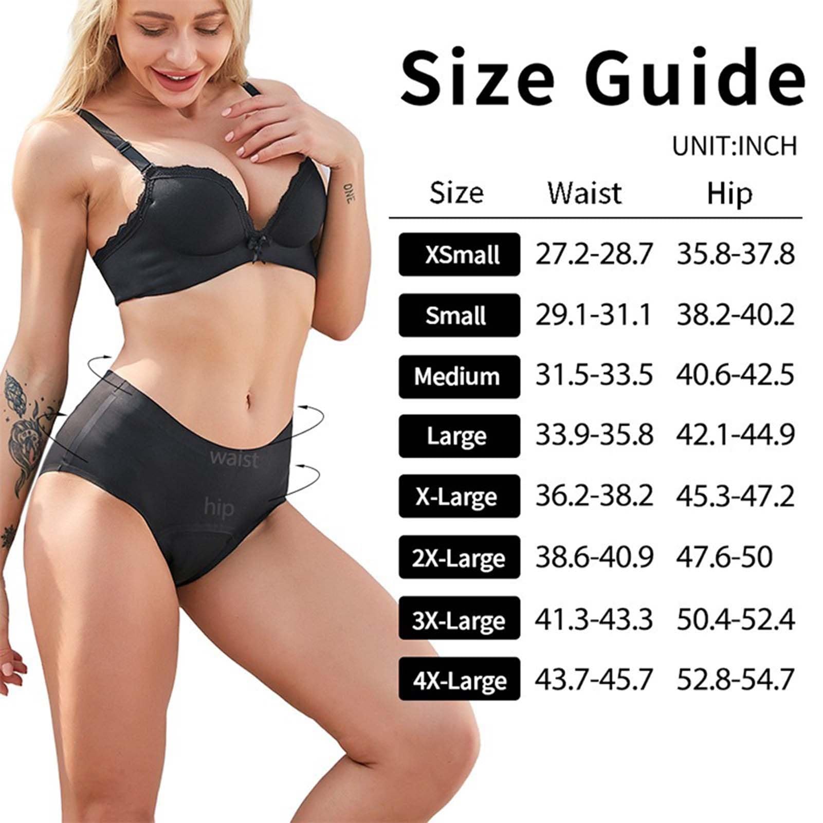 Mutande Mestruali Assorbenti,55ML Grande Volume Assorbenti Post Parto,Mutandine Post Parto Mutande Incontinenza Donna,5 Pezzi