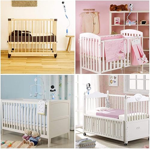 Miniatura 6 de Soporte universal para monitor de bebé, soporte para monitor de bebé, soporte para monitor de bebé con manguera flexible para cámara compatible con