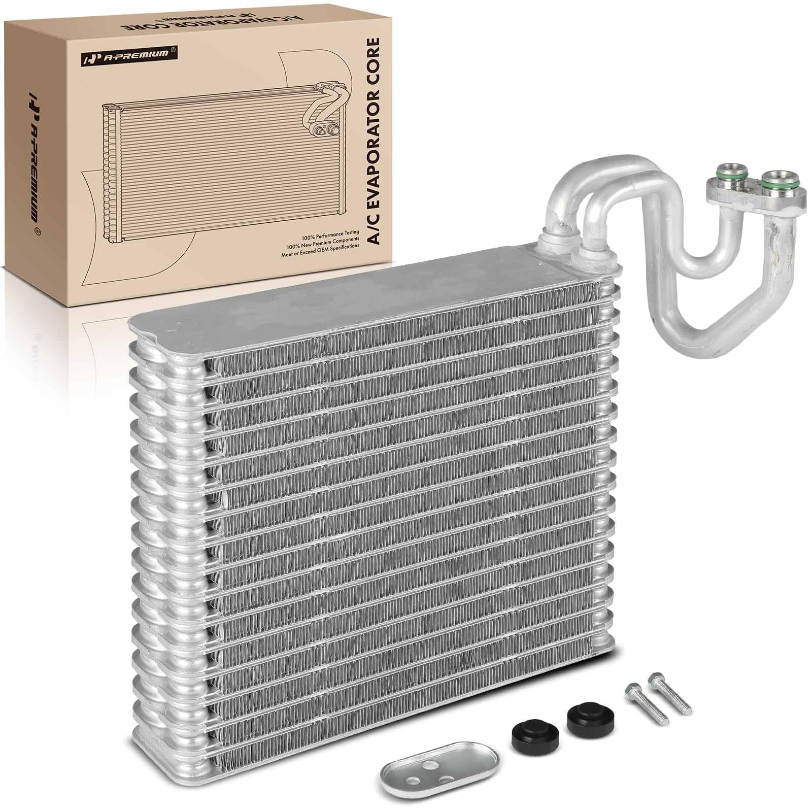 A-Premium A/C Evaporator Core Compatible with Acura EL 2001-2005 & Honda Civic 2001-2005, CR-V CRV 2002-2006, Element 2003-2011, with Pressing Plate
