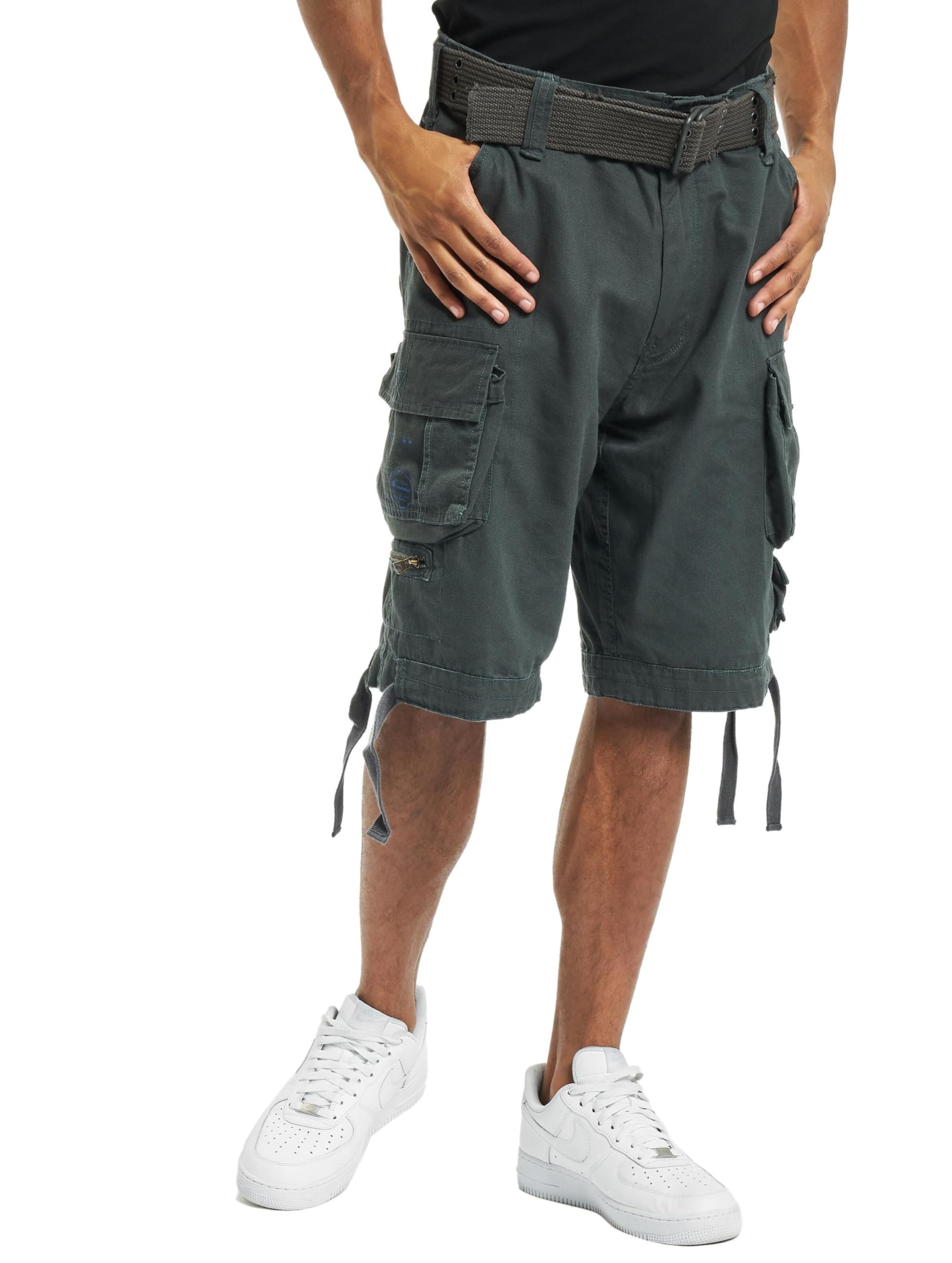 Herren Shorts Brandit - Gladiator Vintage Shorts Darkcamo - 2001/4, Gris - Anthracite, 3XL
