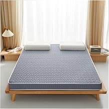 Natural latex mattress Natural Latex Coconut Palm Mattress Topper 3E Environmentally Friendly 7 zone Support Soft Firmness Grey 120x190x8CM