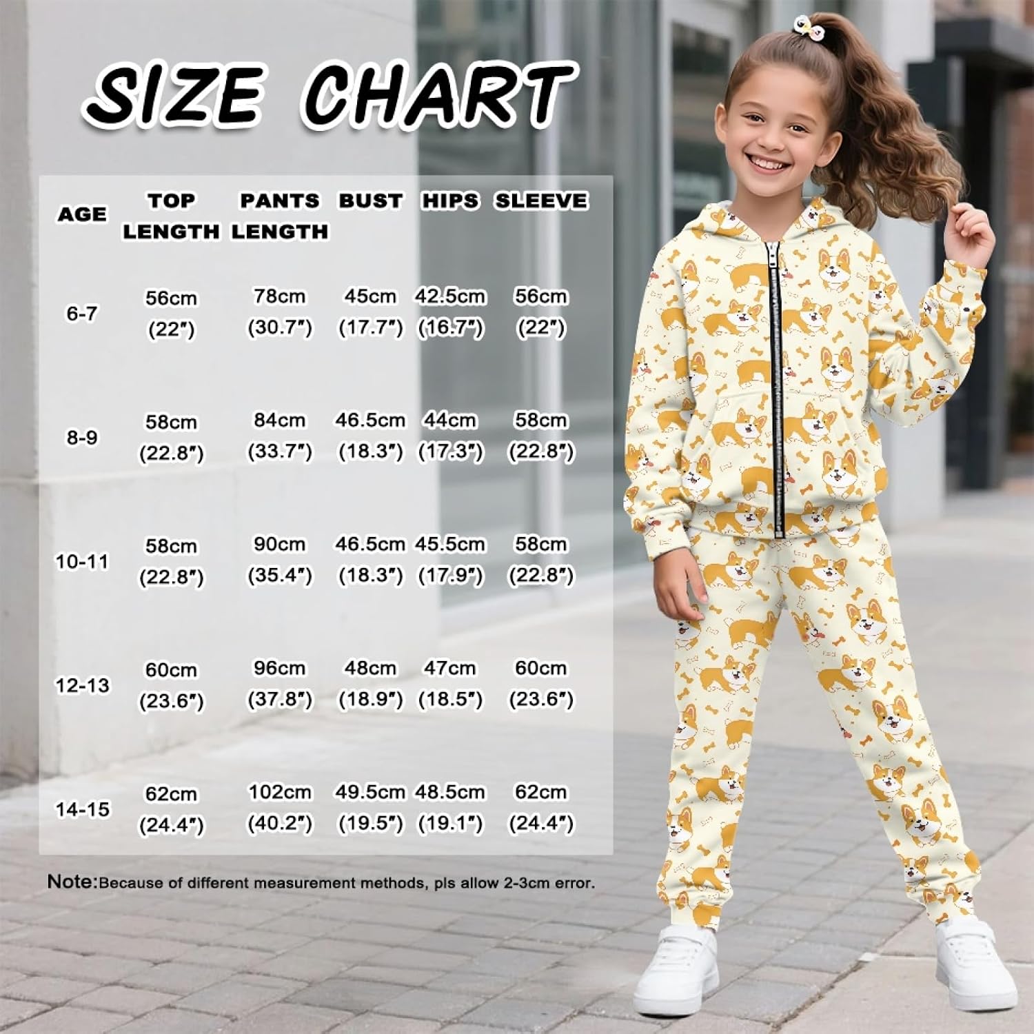 HUIACONG Kids Sweatsuits for Girls Long Sleeeve Sweat Set for Children Boys
