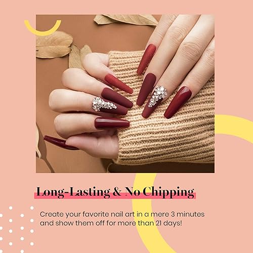 Miniatura 28 de Beetles - Esmalte de uñas en gel de 0.5 onzas fluidas (15ml), curado con lámpara LED, extracción por remojo, para arte de uñas, estética