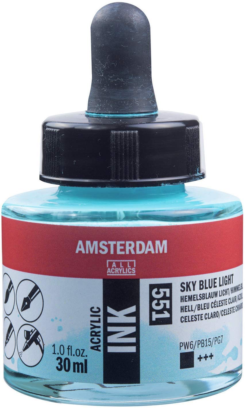 AmsterdamAcrylic Ink, 30ml, Sky Blue Light