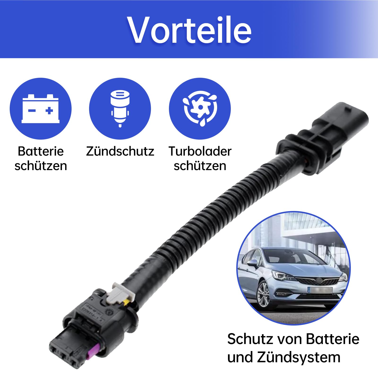 Start-Stop Deaktivierung Kabel | Plug & Play ohne Programmierung, kompatibel mit Opel Astra K (2019-2021) und Mokka X (2019-2020)