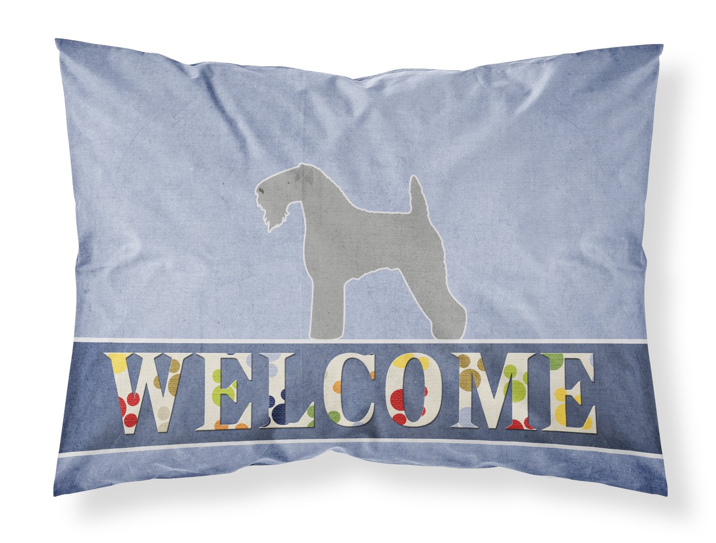 Taie d'oreiller Kerry Blue Terrier pour raviver une décoration de chambre terne avec originalité