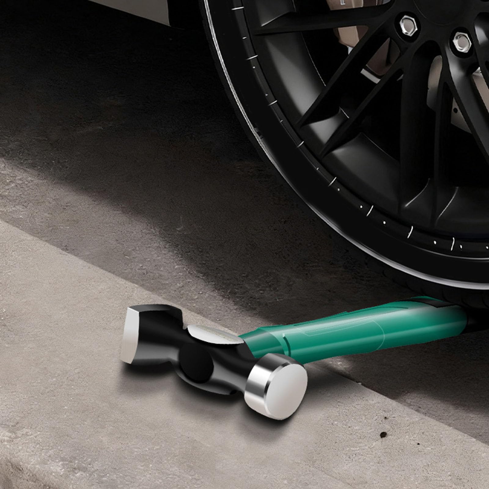 ordinarYone Martillo de mango ergonómico de acero al carbono de alta dureza adecuado para reparación de carrocería de automóviles y uso de soldadura en el hogar