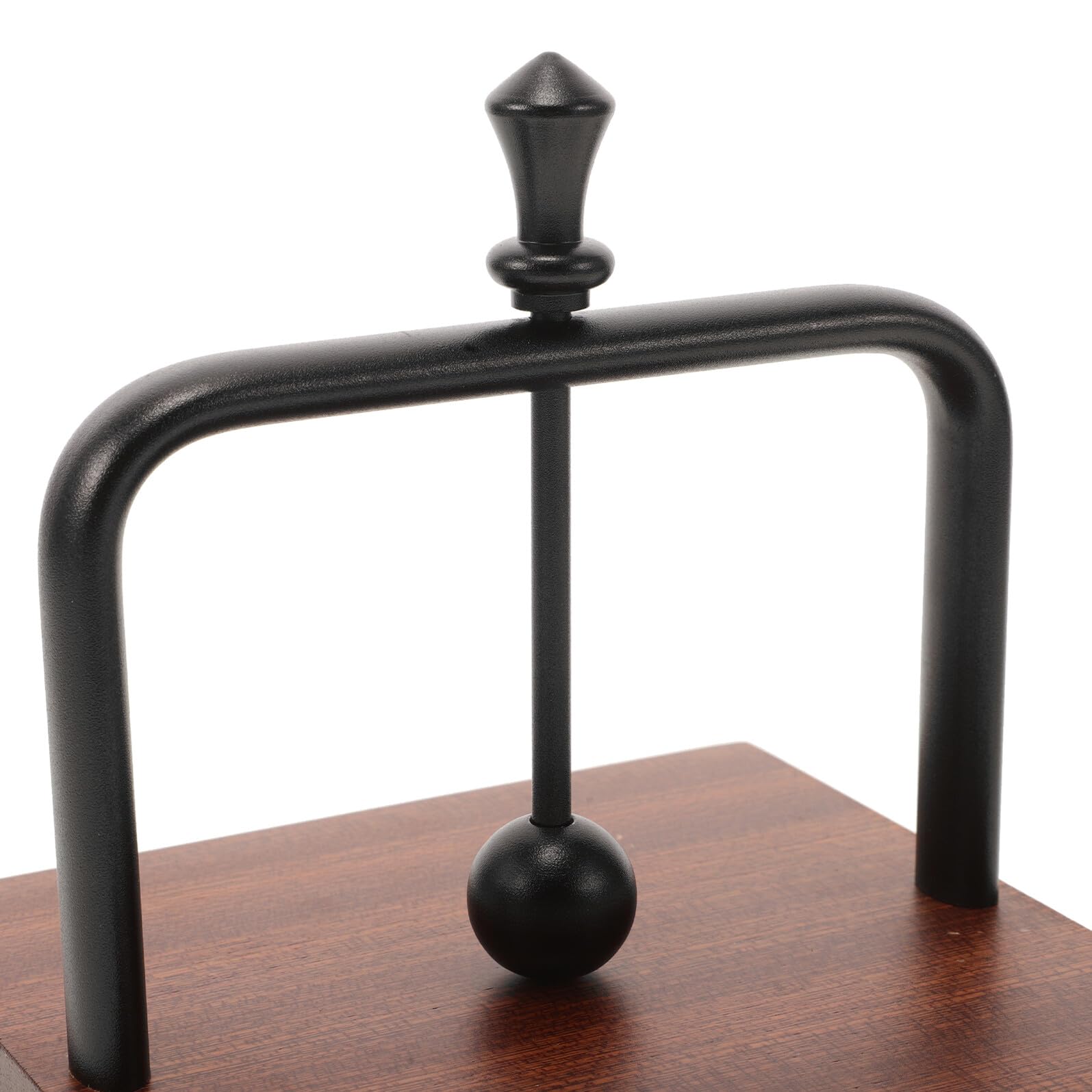 Uonlytech Servilletas y Diseño Elegante Vertical Dispensador de Madera Negra Estructura Sólida para Mesas en Cafeterías y Hogares