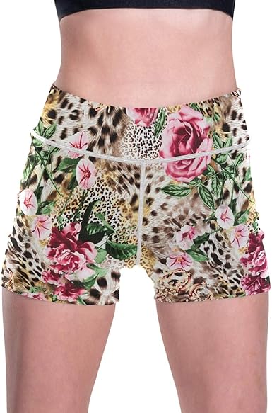Animal print athletic shorts Clearance