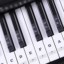 Worparsen 37/49/54/61/88 Key Electronic Piano Music Keyboard Transparent PVC Sticker Decor