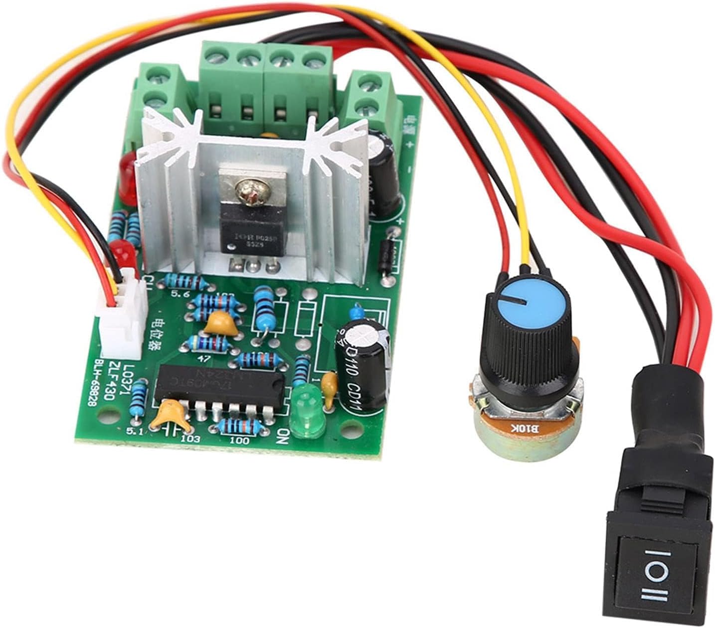 PWM DC Motor Speed Controller Adjustable 5-30V 6A/150W Reversible Regulator for Brush Motor